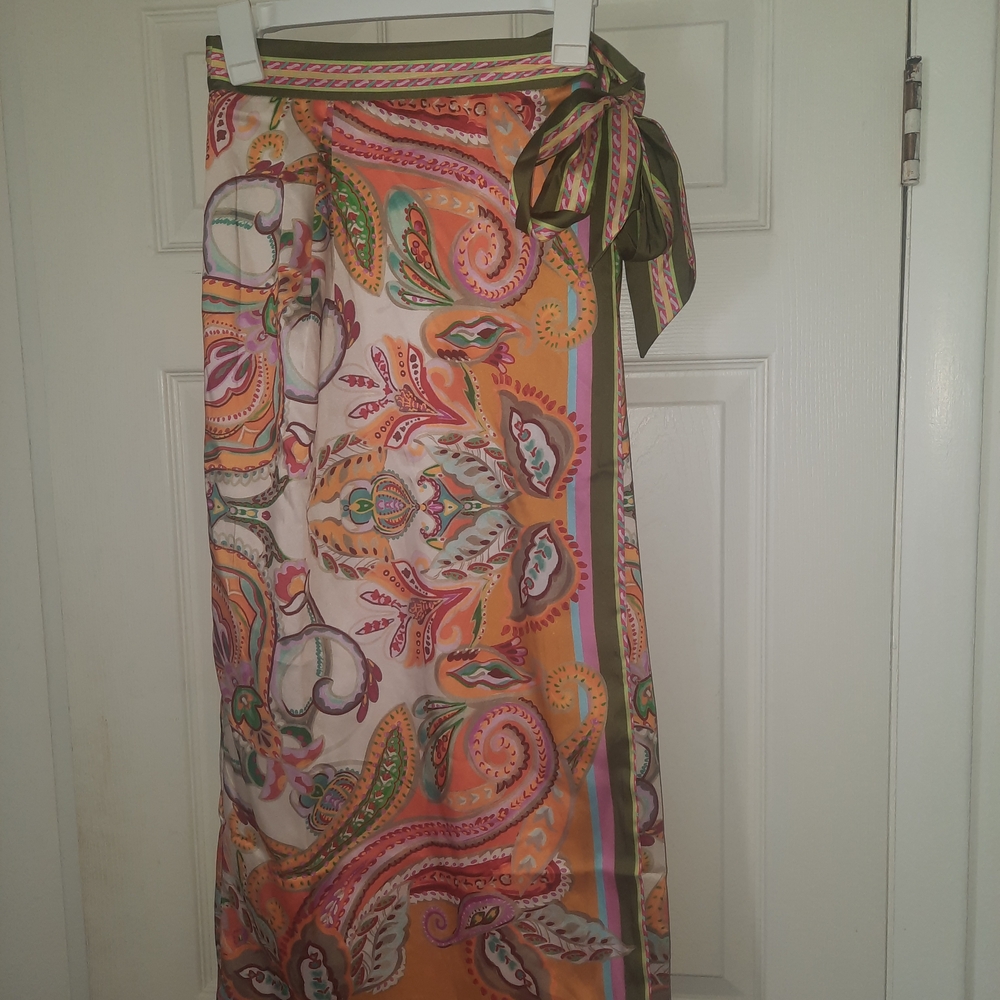 Tahari Multicolor Long Skirt